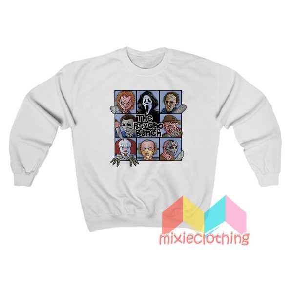 Spooky The Psycho Bunch Serial Killer Halloween Sweatshirt