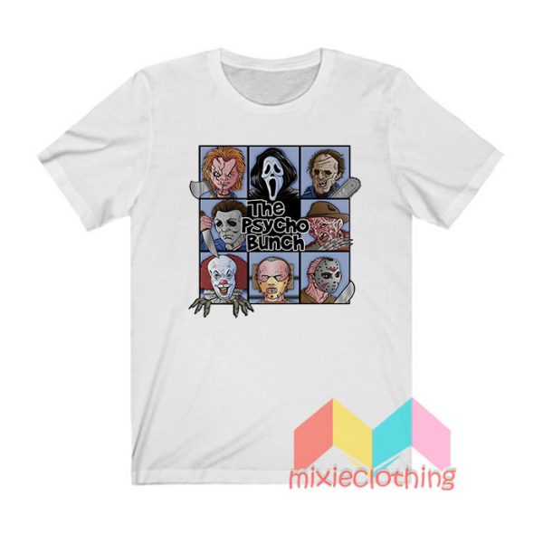 Spooky The Psycho Bunch Serial Killer Halloween T shirt