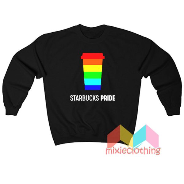 Starbucks Pride Rainbows Cup Sweatshirt