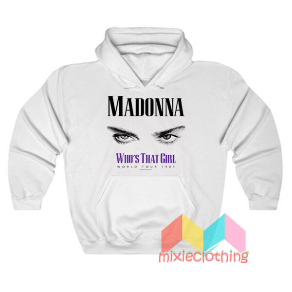 Madonna Eyes Who’s That Girl World Tour Hoodie