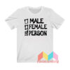 Male Female Person T shirt