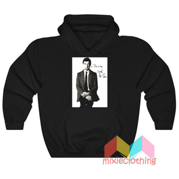 Mr Bean Signed Poster Hoodie