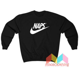 Naps Nike Parody Logo Sweatshit