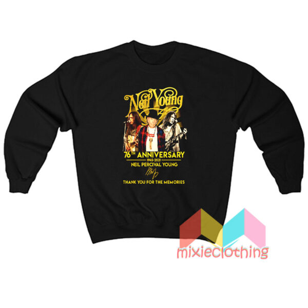 Neil Young 76th Anniversary 1945 2021 Sweatshit