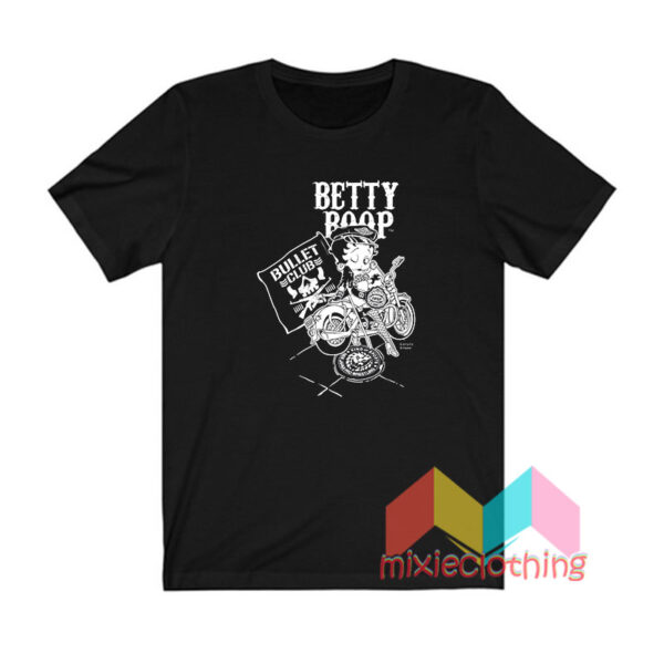 Njpw Betty Boop x Bullet Club T shirt