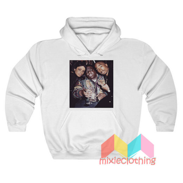 Notorious B.I.G x Aaliyah and Tupac Hip Hop Hoodie