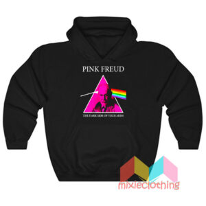 Pink Freud Dark Side Of Your Mom Parody Hoodie