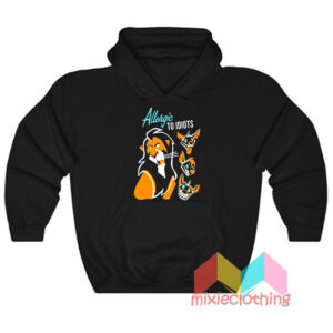 Pretty The Lion King Allergic To Idiots Hoodie