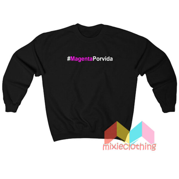 Magenta Porvida Sweatshit