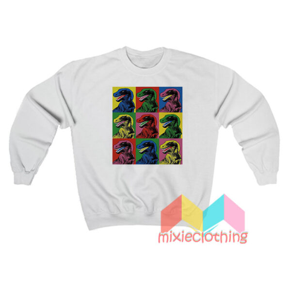 Jurassic Park Dinosaur Pop Art Sweatshirt