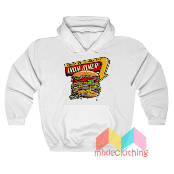 Kinda Fit Kinda Fat Iron Diner Hoodie