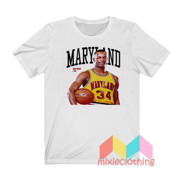 Len Bias Maryland T shirt