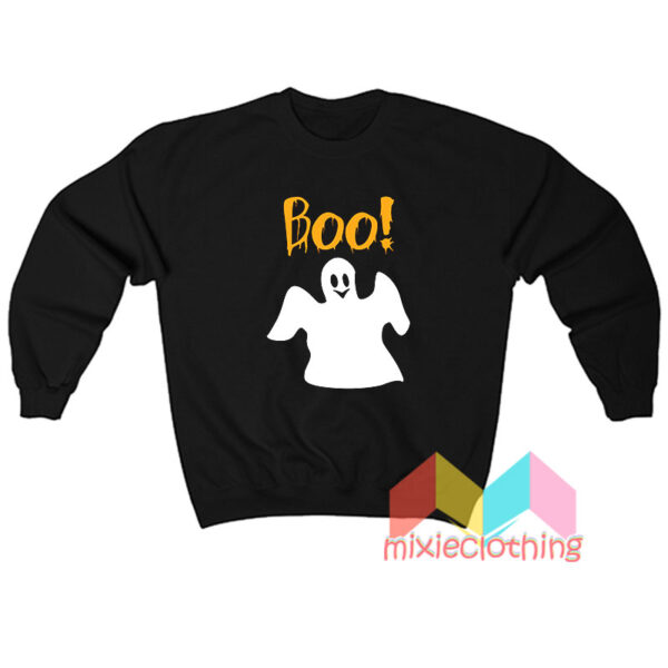 Boo Ghost Halloween Sweatshirt