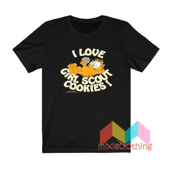 Garfield I Love Girl Scout Cookies T shirt