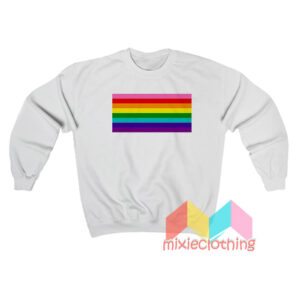 Gay Pride LGBTQ MultiColor Rainbow Flag Sweatshirt