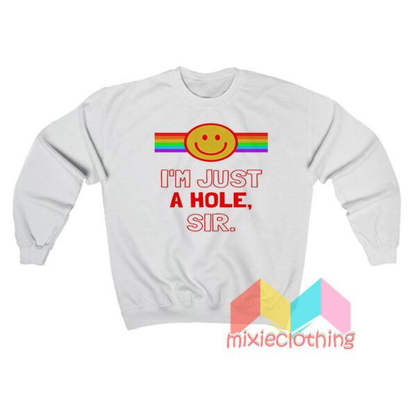 I’m Just A Hole Sir Sweatshirt