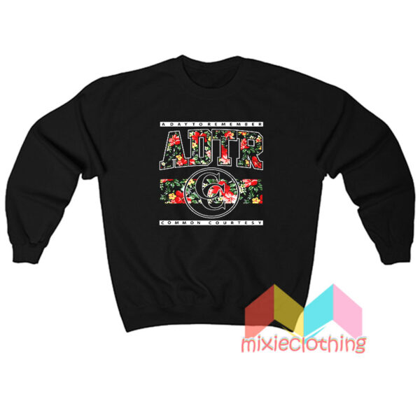 A Day To Remember Floral Sweatshirt