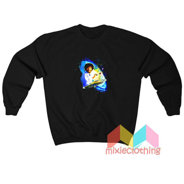 Bob Ross Galaxy Painting Sweatshirt