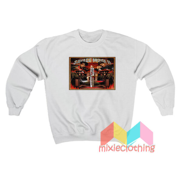 21 Savage & Metro Boomin Savage Mode 2 Sweatshirt