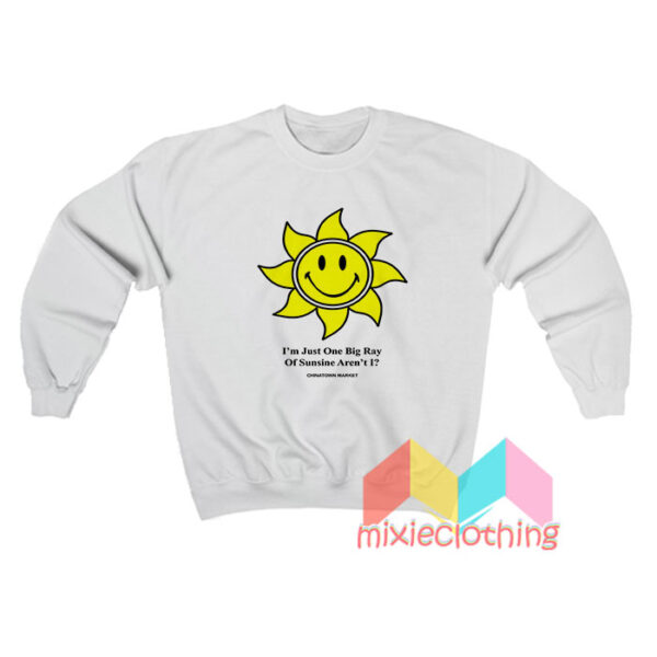 Chinatown Market X Smiley Ray Of Sunshine Sweatshirt