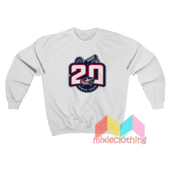 Columbus Blue Jackets 20th Anniversary Sweatshirt