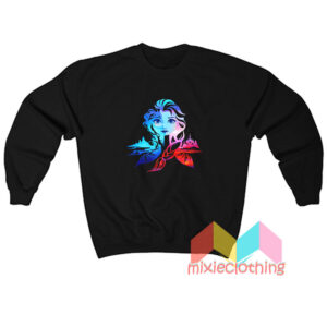 Frozen 2 Elsa Two Tone Gradient Sweatshirt