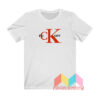 Fuck Off CK Logo Parody T shirt