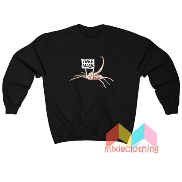 Funny Free Mask Alien Vs Predator Sweatshirt