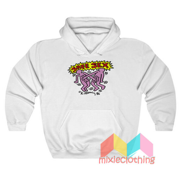 Harry Styles Keith Haring Safe Sex Hoodie