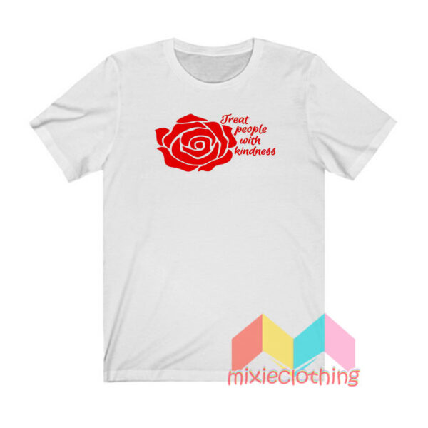 Harry Styles Treat People With Kindness Rose T shirt