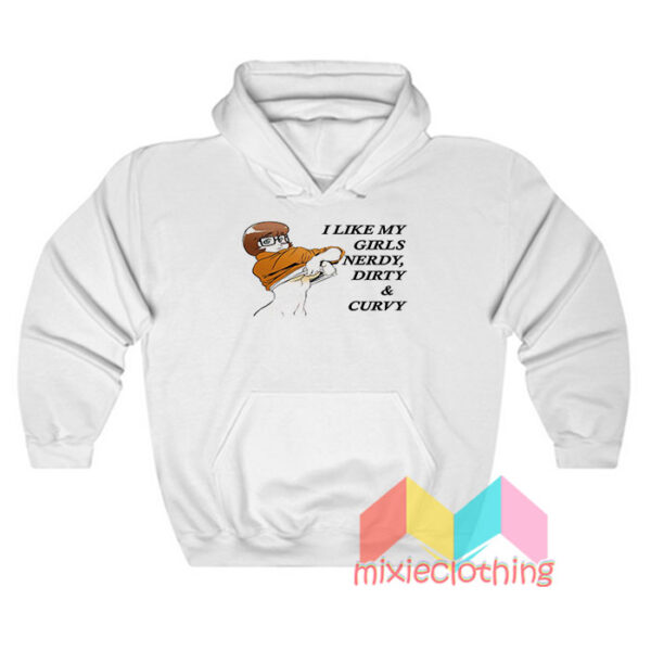 Hot Velma Dirty Curvy Nerdy Scooby Doo Hoodie