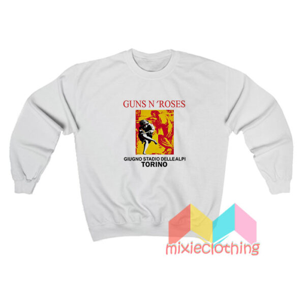 Guns N Roses Giugno Stadio Delle Alpi Torino Sweatshirt