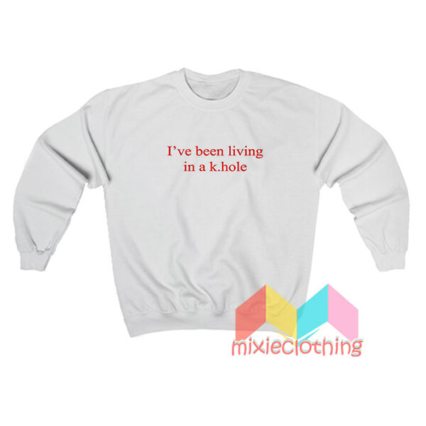 I’ve Been Living In A K Hole Sweatshirt