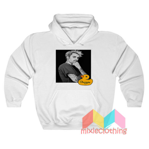 Justin Bieber Changes Duck Photo Hoodie