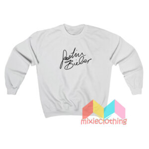 Justin Bieber Signature Sweatshirt