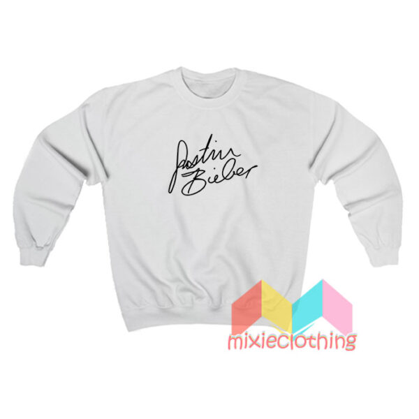 Justin Bieber Signature Sweatshirt