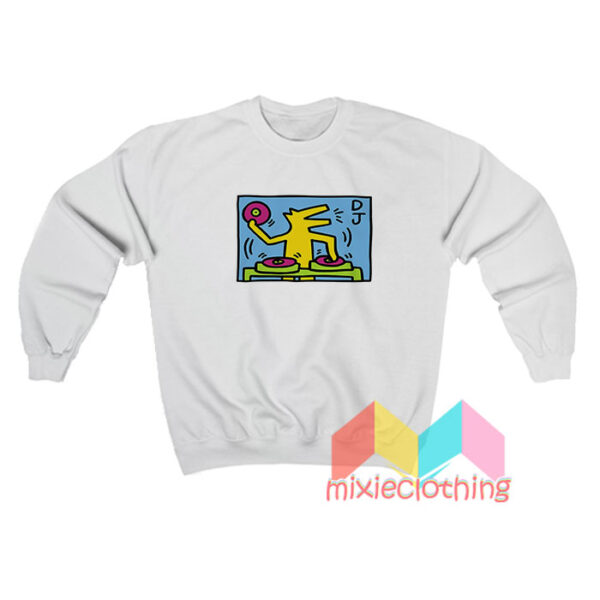 Keith Haring DJ Dog Sweatshirt