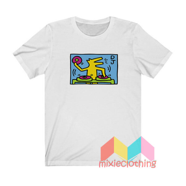 Keith Haring DJ Dog T shirt